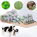 Small Farms Use 0.7-4 T/H Hemp Grass Alfalfa Production Line for Ruminant Animal Feed Pellet