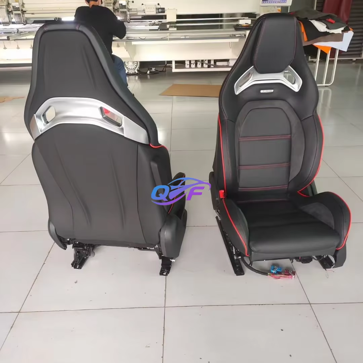 For Mercedes-Benz C-Class C63 AMG W205 Car Seats High Performance Leather Safety Seats