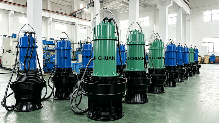 Submersible Axial Flow Pump 350 30KW High Flow for Farm Irrigation Flood Control and Drainage CE