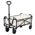 Portable Foldable Wagon Heavy Duty Outdoor Utility Cart for Picnic Beach Garden Easy to Push