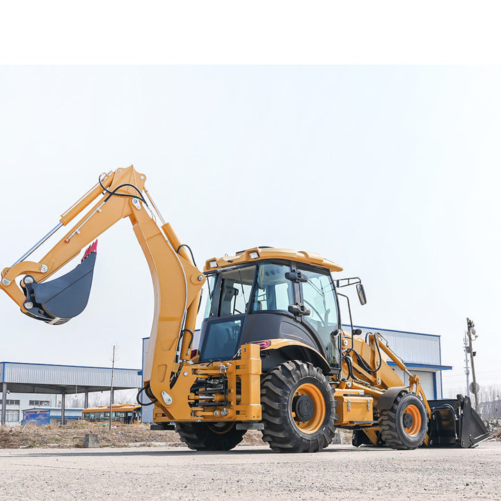 FREE SHIPPING Cargador Frontal Retroexcavadora 4X4 Backhoe Loader Ce Euro 5 Loader Backhoe Backhoe Loader Tractor with Loader
