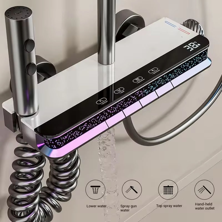 Top-Rated All-Copper Rain Shower Head Wholesale Home Bathroom Water Pressure Booster Manufactured Top Shower Manufacturers Brass