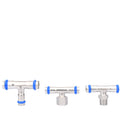 Stainless Steel Plumbing Tee Connector Ansi 304 316 Press Fittings