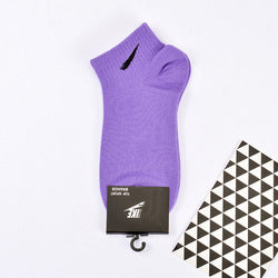 KTS467 Men's Women's Premium Cotton Short Tube Socks Rainbow Candy Color Boat Socks Fashion Sports Ankle NK Custom Logo Socks