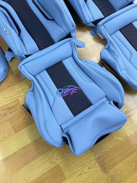 Custom Fit Car Seat Covers for Bmw 7 5 3 1 Series X5 X3 X1 E46 E90 E60 F30 F10 E39 Accessories Full Set 5 Seats Luxury Leather