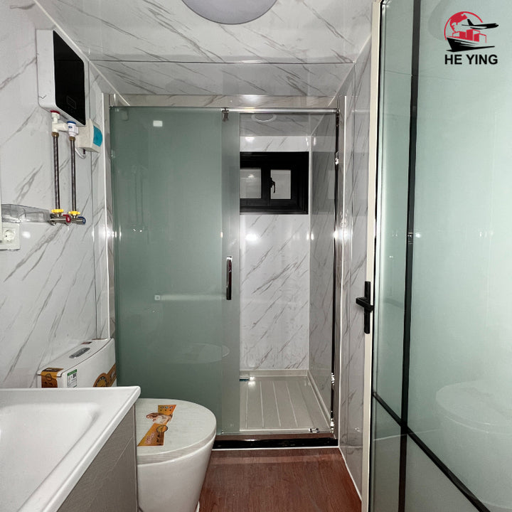 Luxury Expandable Container House 2 Bedroom 1 Bathroom Modular Prefabricated Office Home Apartment Hotel Villa Sandwich Panel