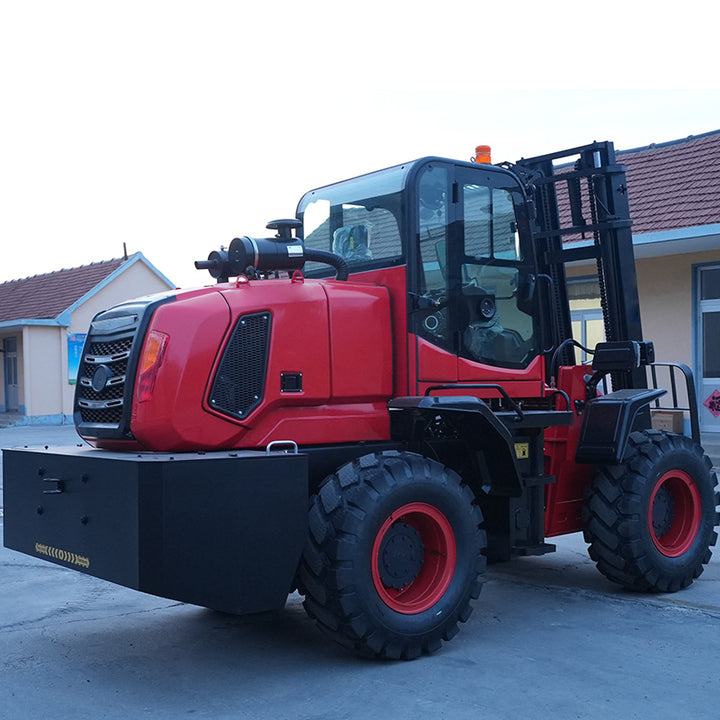 SDYD 4x4 Wheel Drive CE EPA Euro 5 Diesel Forklift 6 Ton off Road 2 Year Warranty