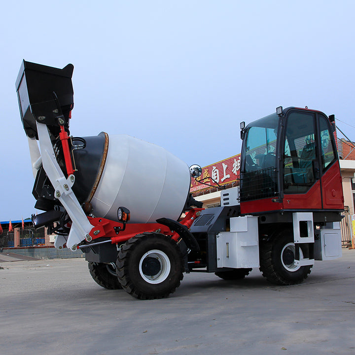 Free Shipping 3.5 Cubic Meter Automatic Water Self Loading Cement Concrete Mixer Truck Ready Mix Concrete Mixer Truck Price
