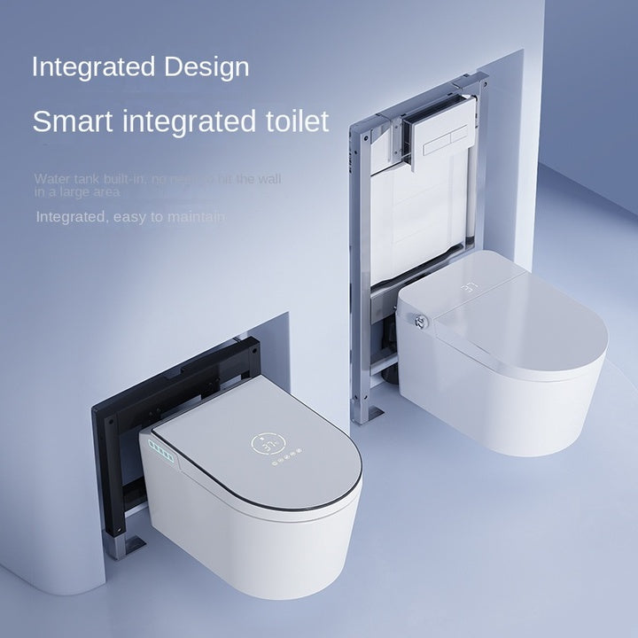 Modern Style Wall Hung Smart Bidet Toilet Seat Bathroom Wall Mounted Automatic Flush Intelligent Electric Smart Home Products