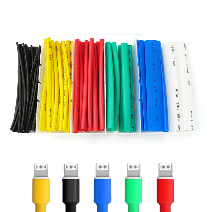 18mm PE Double Wall Heat Shrink Tube with Glue 3:1 4:1 Black Red Adhesive Tubing Roll 600V -30C~+110C