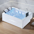 Durable Reinforced Bathtub Anti-slip Base Acrylic Soaking Bath Tub for Commercial Housing and Apartment Project