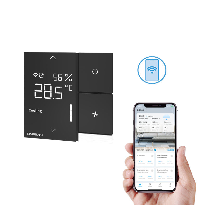 LCD Panel Remote Heating Control Wifi Thermostat HVAC Systems Smart Thermostat