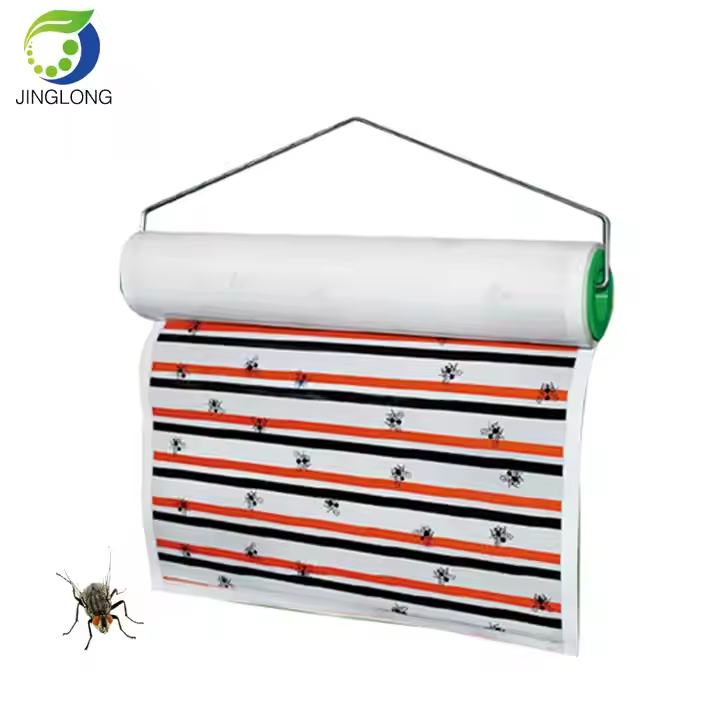 Indoor Fly Killer Trap Insect Glue Board with Light Sticky Fly Catcher for Flying Insects Pest Control Tool