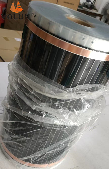 80W Per square Meter AC220V 50cm Wide Carbon Heating Film Far Infrared Radiant Electric Heat Membrane Underfloor Heating