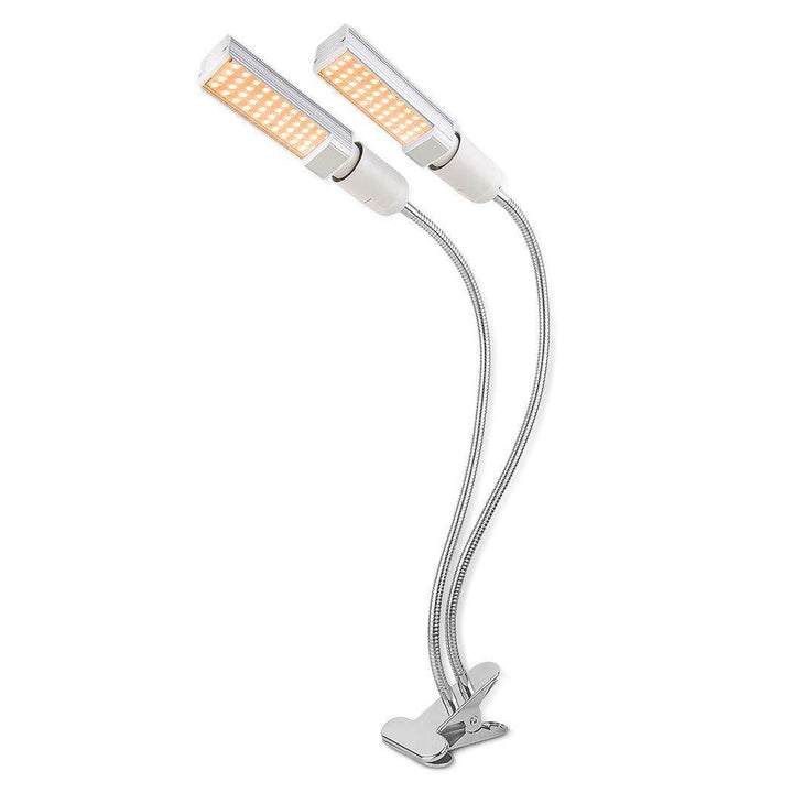 Cree LEDs Full Spectrum Clip On Grow Light 50W 2/4 Head Adjustable Plant Light for Indoor Plants Succulents Bloom Enhancing