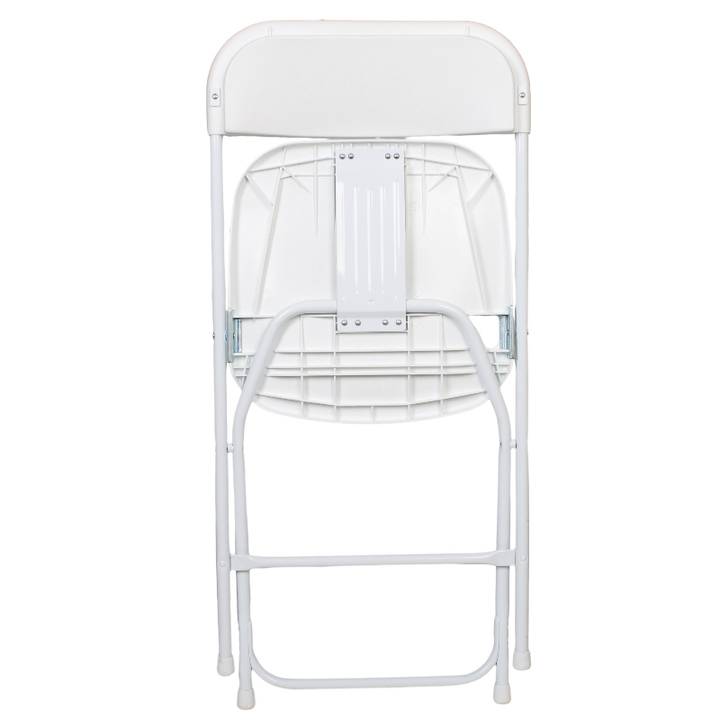 Wholesale Outdoor Furniture Lightweight Plastic Garden Wedding Banquet Restaurant White Folding Chairs for Events and Party