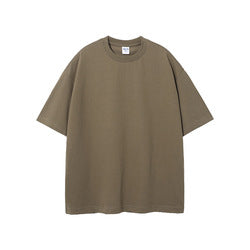 Fast Custom 280gsm 300gsm 320gsm Heavyweight 100% Cotton Oversized Fashion Drop Shoulder Men T Shirt