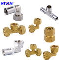 PEX Fittings Such As Three-way Elbows Joints and Various Other Accessories for PEX Pipes