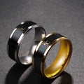 smart sensor body temperature ring stainless steel fashion display real time temperature test finger rings 1