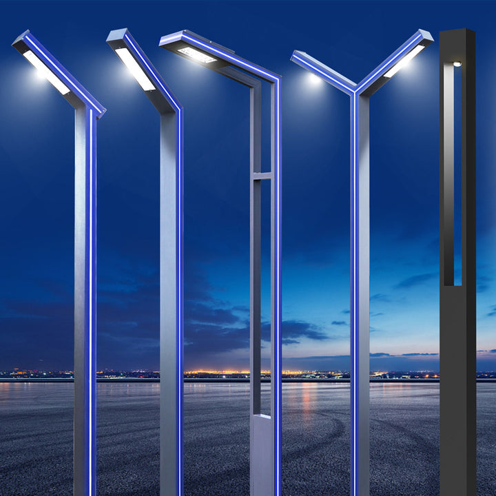 IP65 Solar Garden Lights 3m 4m Customized Outdoor Solar Garden Road Light Landscape Villa Courtyard Street Lighting Lamp