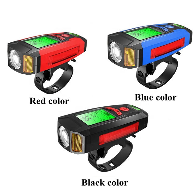 Outdoor Activities USB Rechargeable Bike Front Light Night Riding Bicycle Front Light Outdoor Travel Hiking Bicycle Headlight