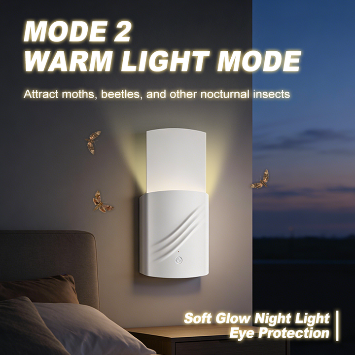 Efficient Eco-Friendly Sticky Type Fly Control Indoor Plug-in UV LED Light Electronic Flying Insect Catcher