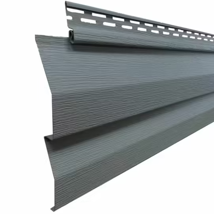 Anti-UV PVC Exterior Wall Panels Long Lifespan Vinyl Siding for Home Cabin Garden House Office Buildings Modern House Decoration