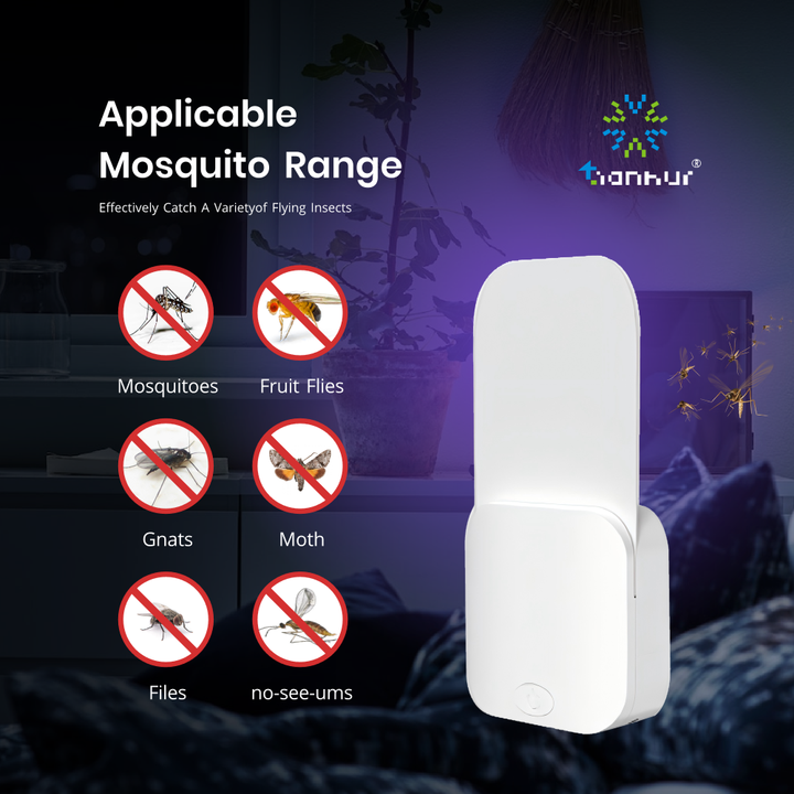 Electric Flying Insect Trap Mosquitoes Flies Gnat Traps for House Indoor