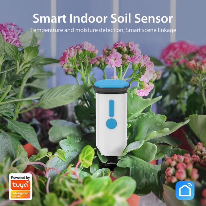 Neo Smart Indoor Irrigation Device Modern Plastic WiFi Temperature & Humidity Sensor Smart Soil Detector for Potted Plants