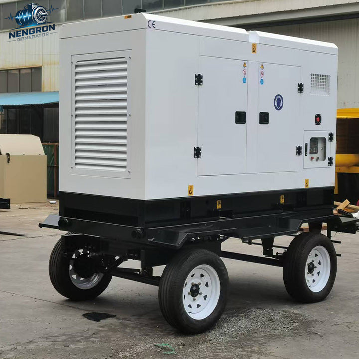 Nengron 100kW Natural Gas Syngas DC Generator 6CTA Leroy-Somer 380V 24V DC Electric Start IP67 50/60Hz Airport Hospital CE EPA