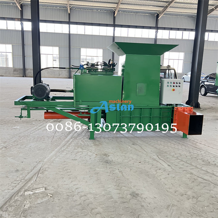 Corn Straw Compactor Machine Alfalfa Hydraulic Baler Machine Hay Grass Pressing Baling Bundling Machine