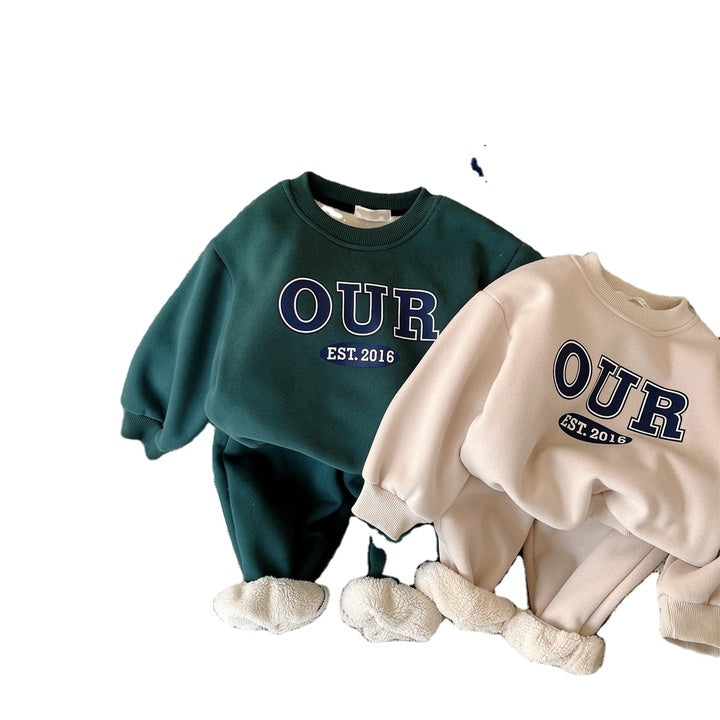 Children Clothing Set 2023 Autumn Winter Baby Boy Clothes 2Pcs Outfit Kids Tracksuit Suit for Boys Clothes 1-8Years