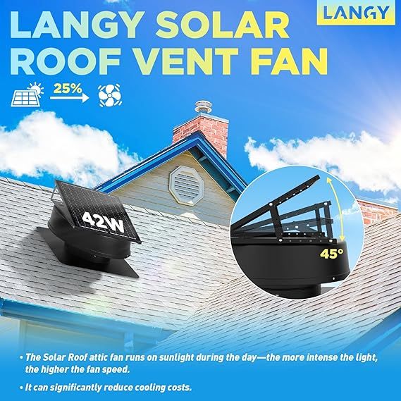 Solar Powered DC Brushless Roof Mounted Exhaust Vent Fan with Strong Wind OEM Customizable Industrial Attic Ventilation Fan