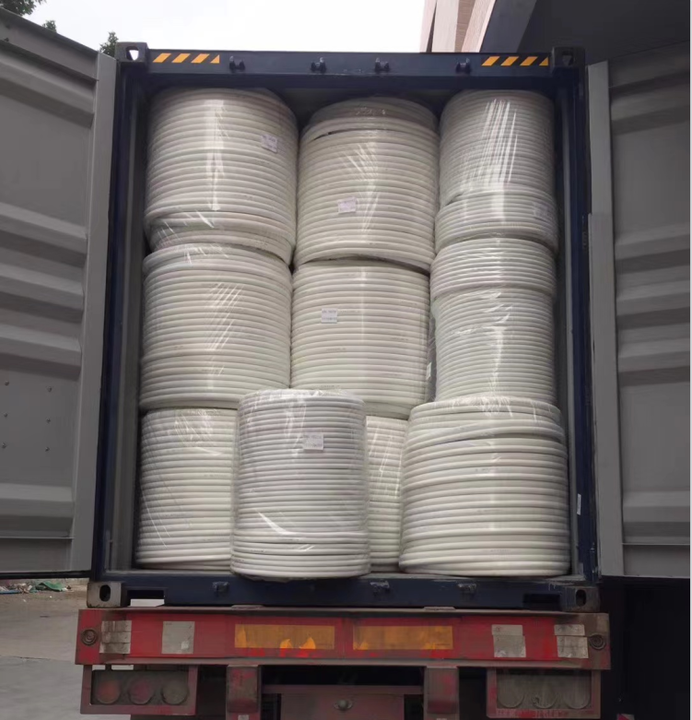 High Quality C11000 Grade Pure Copper Air Conditioning Connection Pipes 3/5 Meters with PE Insulation Layer for HVAC Use