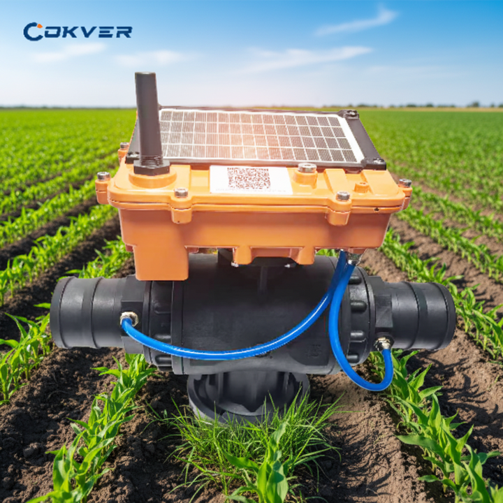 New Solar-powered Electric Valve with 4G Intelligent Wireless Control for Agricultural Irrigation Water Valve OEM