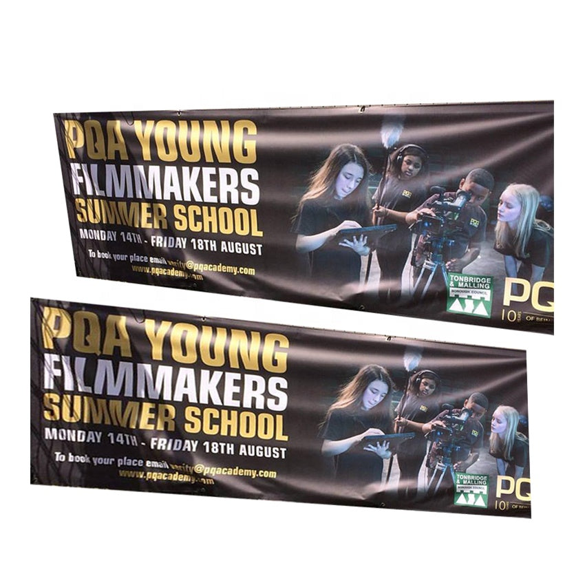 Custom Logo Heavy Duty Advertising Marketing Outdoor And Indoor Banner