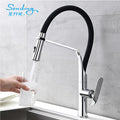 OEM Ceramic Style TILE Brass Surface Finish Family Solid Hotel Spray Core Long Neck Sink Mixer Tap Single Handle Kitchen Faucet