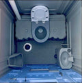 Portable Outdoor Toilet Heavy Duty HDPE Restroom for Construction Workers and Job Sites