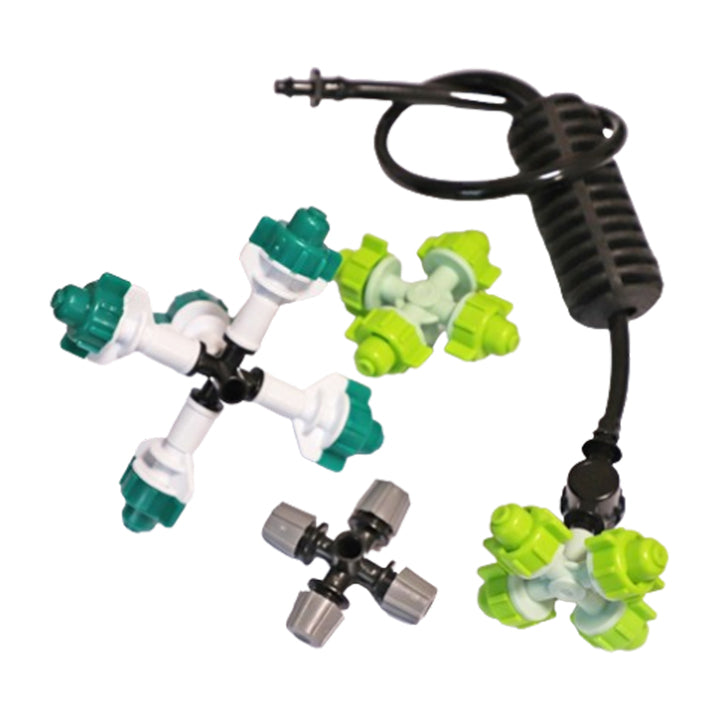 Manufacturer Price Wholesale Water Sprinkler System 360 POM Rotating Sprinkler Mist Nozzle Kit