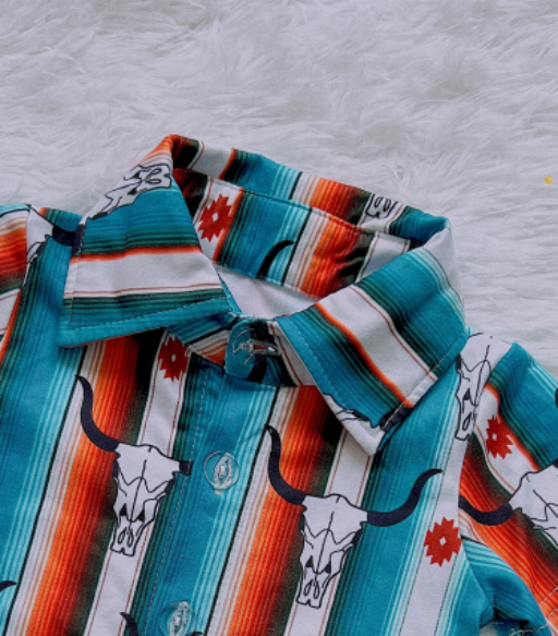 Cute Summer Cotton Kid Boy Shirts Little Bear Stripe Child Boys Shirts
