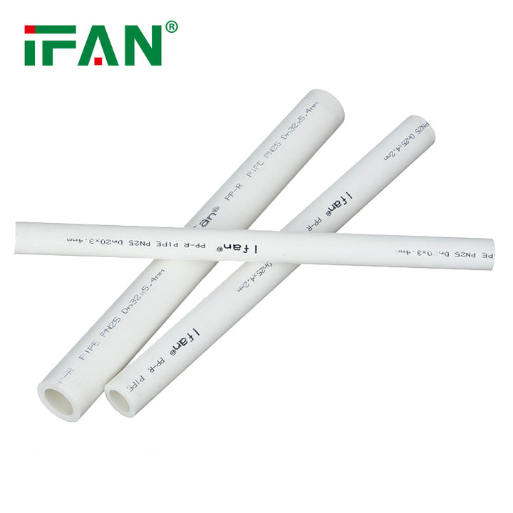 IFAN PPR Pipe Fittings PPR White Pipe Size 20x3.4mm PN25 for Hot&Cold Water Supply