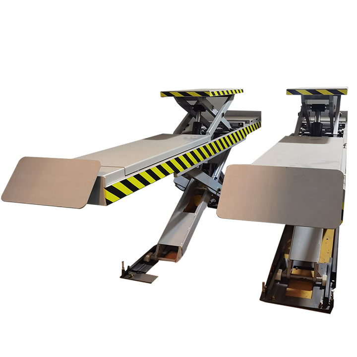 Professional Mid-Rise Scissor Double Cylinder Car Lift for Sale Custom Auto Shop Hydraulic Portable Garage Machine Two-Post