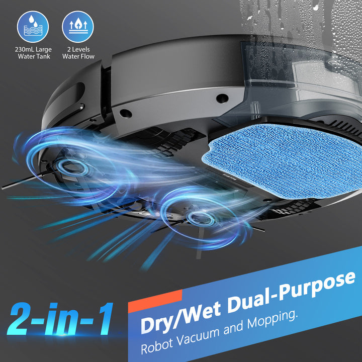 Teendow Intelligent Robot Mop Sweeping Smart Multifunctional Cleaning Mopping Robot Automatic Vacuum Cleaner
