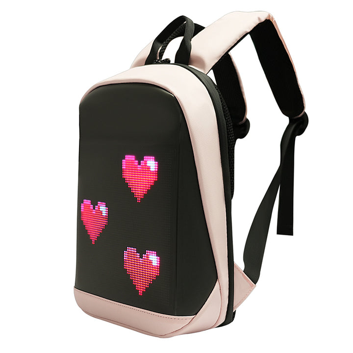 P3.75 64*64 Pixel Backpack RGB Clear Display Laptop Women LED Bag Advertising Dynamic Display Led Backpack Cool Luminous Bag