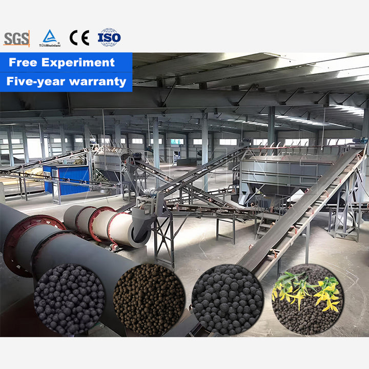LANE Fully Automatic Vermicompost & Organic Waste Fertilizer Plant with Drying System