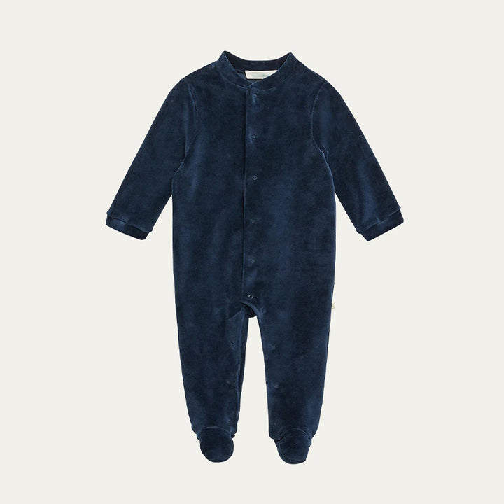 Organic Cotton Baby Onesie Velour Baby Footie Fleece Sleeper Infant Sleep Suit Custom Baby Romper Winter Pajama Newborn Clothes