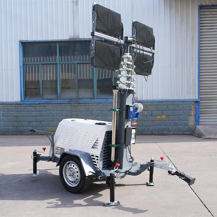 Free Shipping Led Mobile Light Tower Hydroponic Tower Lights Trade Solar Light Tower Mobile