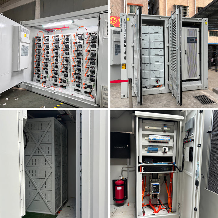 Sunark Hybrid Renewable Solar Energy Storage Container Bess 500KWh 800KWh 1MW Smart ESS Solution Lithium Ion LiFePO4 10 Year
