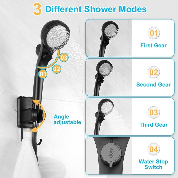 Series Outdoor Shower Set for Camping & Car Washing-Electric Shower Head