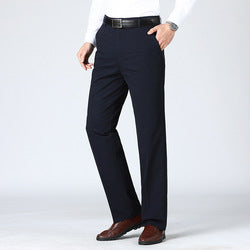 Mens Suit Pants Slim Fit Stretch Cotton Twill Work Trousers Grey Skinny Slacks Business Attire Formal Wear Chino Pants